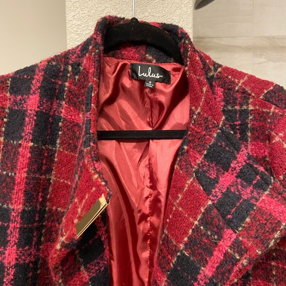 Lulus plaid jacket - Picture 2 of 6
